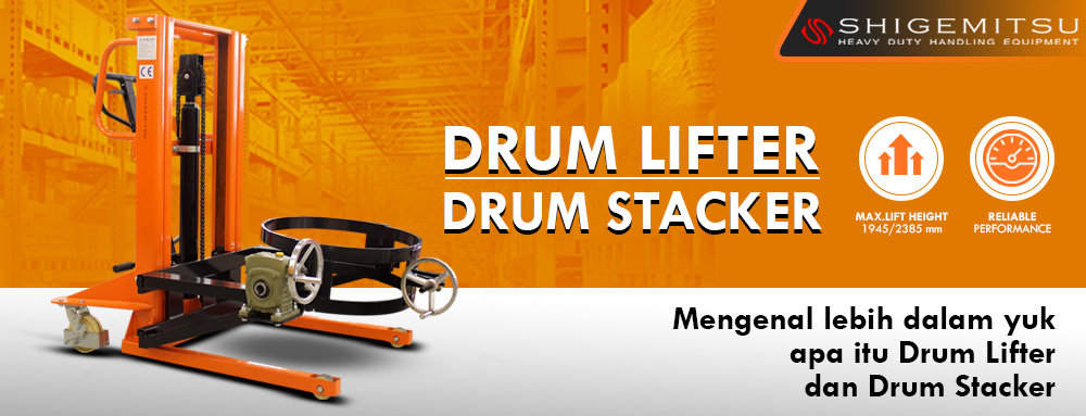 Mengenal lebih dalam yuk apa itu Drum Lifter dan Drum Stacker